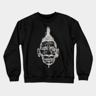 Shrunken Head Macabre Art Crewneck Sweatshirt